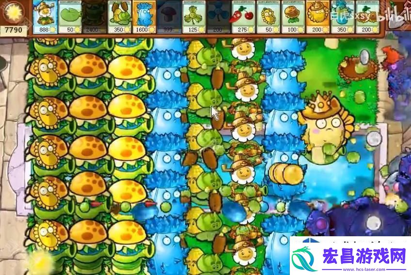 植物大战僵尸杂交版挑战模式第51关具体策略