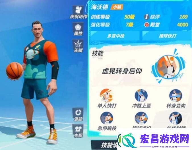 全明星街球派对海沃德强度详情介绍