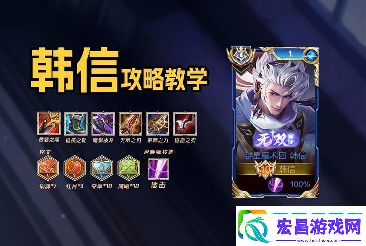 王者荣耀韩信迷雾模式深度攻略