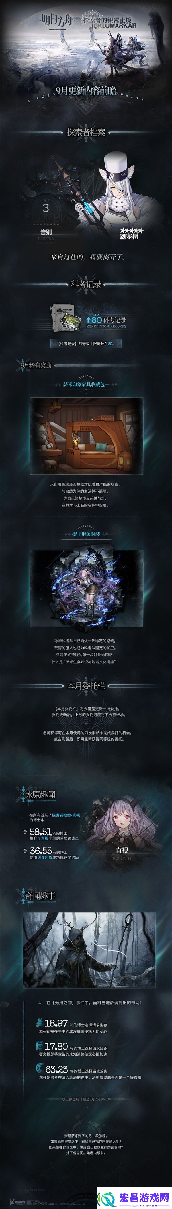 明日方舟九月更新内容前瞻有哪些