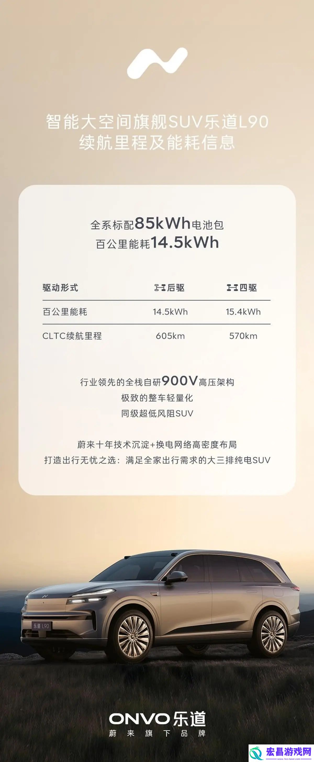 工信部曝光蔚来乐道L90动力电池与续航信息