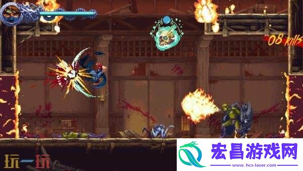 横向卷轴动作忍者外传