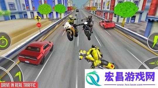 超级摩托赛车游戏手游截图
