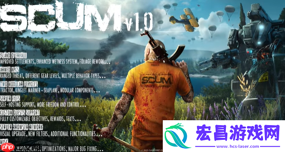 人渣正式推出-开发10年的PvPvE开放世界生存策略