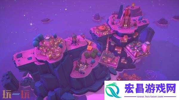 极简风城市建设岛民