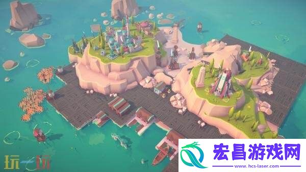 极简风城市建设岛民