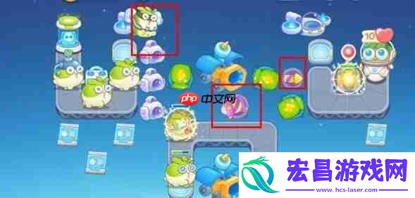 保卫萝卜4太空穿越第43关攻略