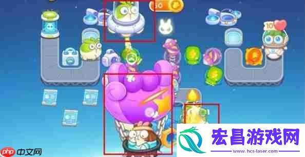 保卫萝卜4太空穿越第43关攻略