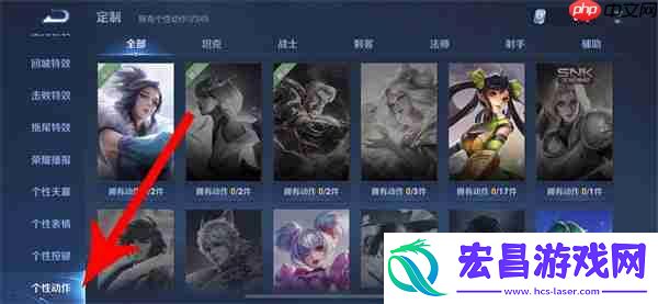 王者荣耀个性动作设置全攻略
