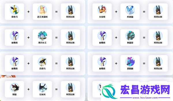 幻兽帕鲁阿努比斯配种攻略