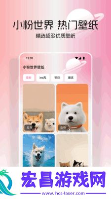 小粉世界壁纸截图