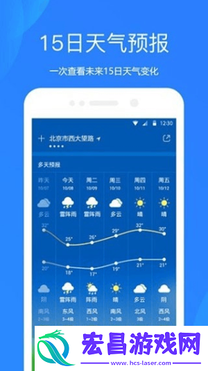 小米天气截图