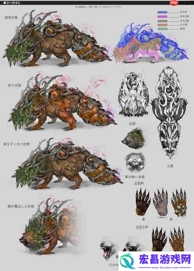 帅的不行！曝狂野之心S大量武器怪物设定图！