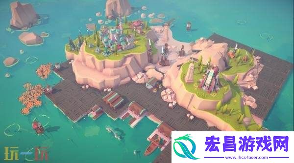 极简风城市建设岛民