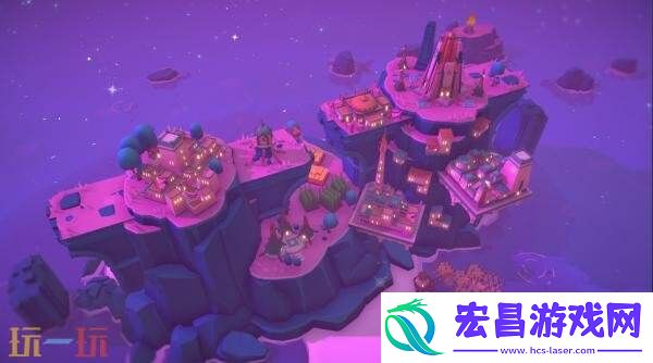 极简风城市建设岛民