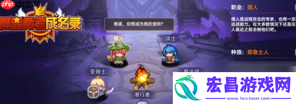 黑星勇者成名录职业介绍