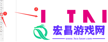 CDR制作中心虚线字体的方法
