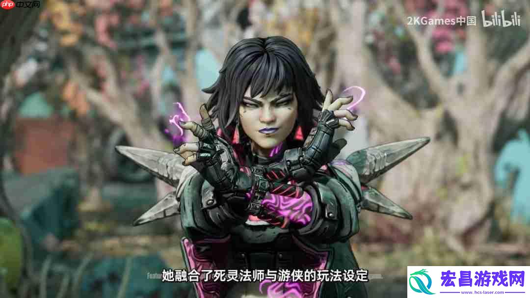 无主之地4全新细节介绍视频-魔女维克丝能力解析