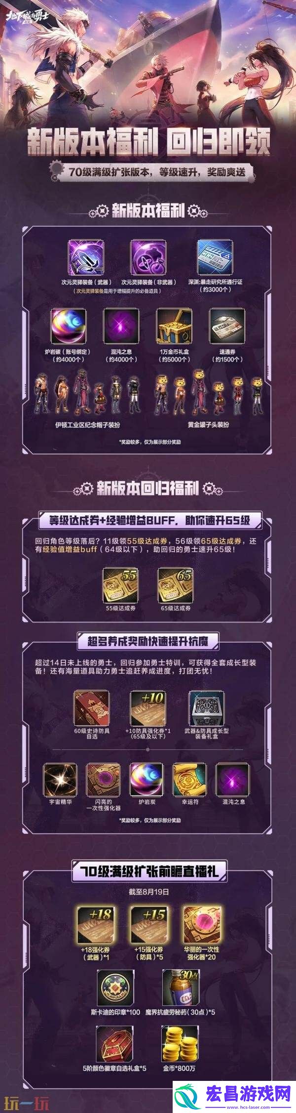 DNF地下城与勇士手游70级新版本回家指南！新版本内容福利一览！