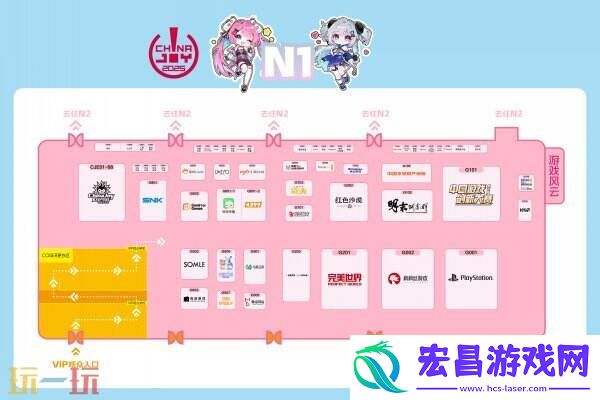 2025 ChinaJoy 展馆地图正式发布！