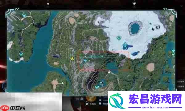 帕鲁雪山的岔路收集地点