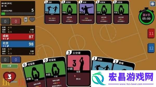 篮球卡牌构建游戏篮下王朝