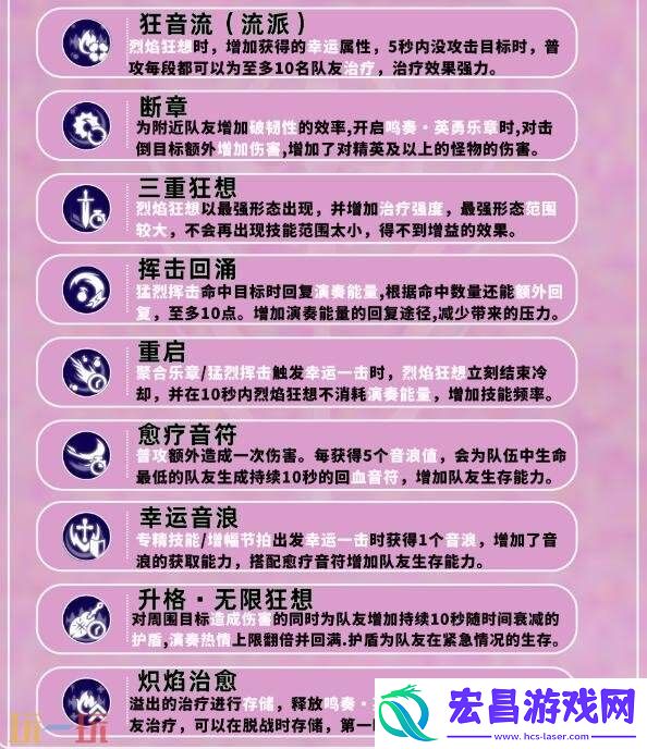 灵魂乐手狂音流职业培养攻略