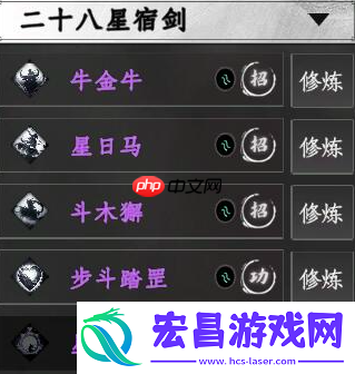 二十八星宿剑深度解析