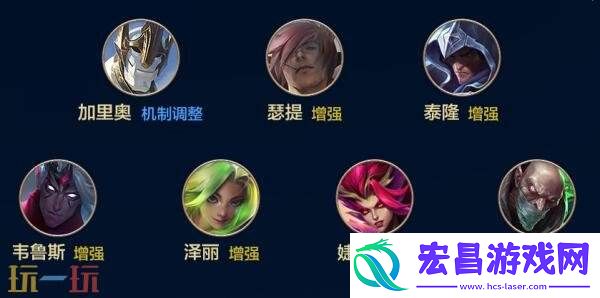 英雄联盟手游7月31日6.2b版本更新汇总