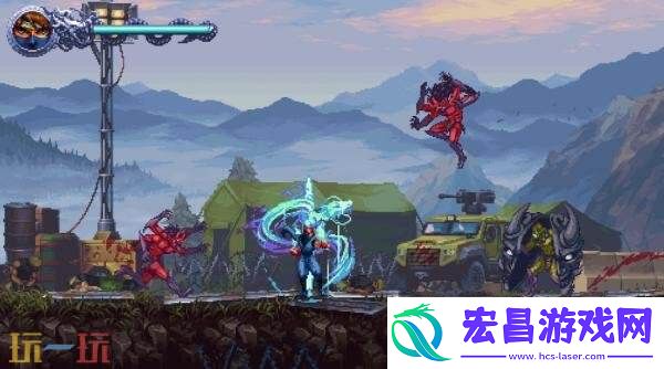 横版卷轴经典平台动作忍者外传