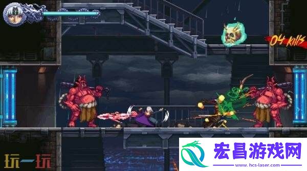 横版卷轴经典平台动作忍者外传