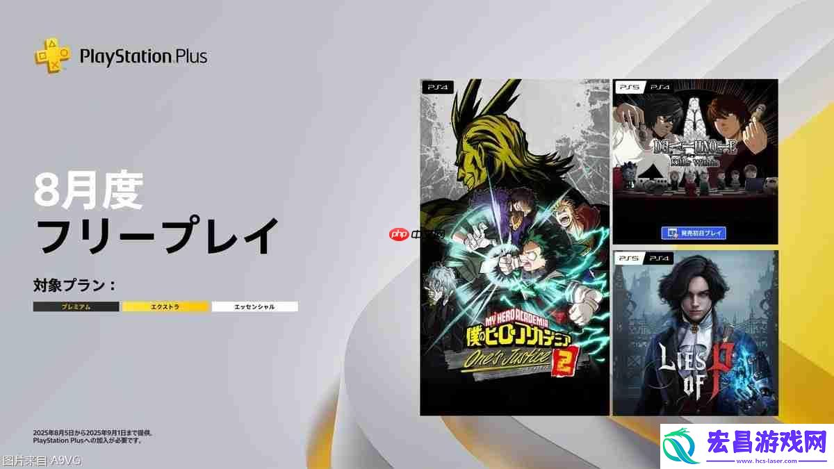 PLUS会员8月免费游戏公布-匹诺曹的谎言等