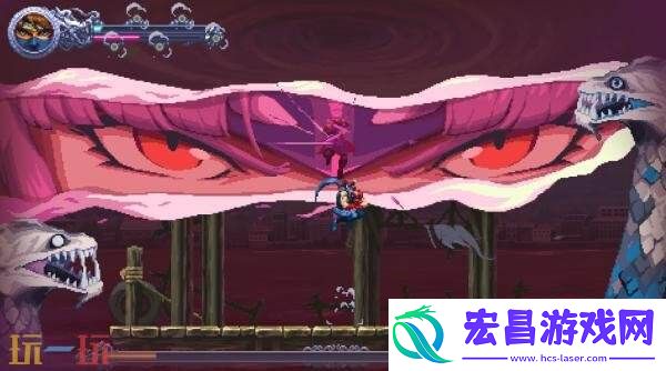 横版卷轴经典平台动作忍者外传