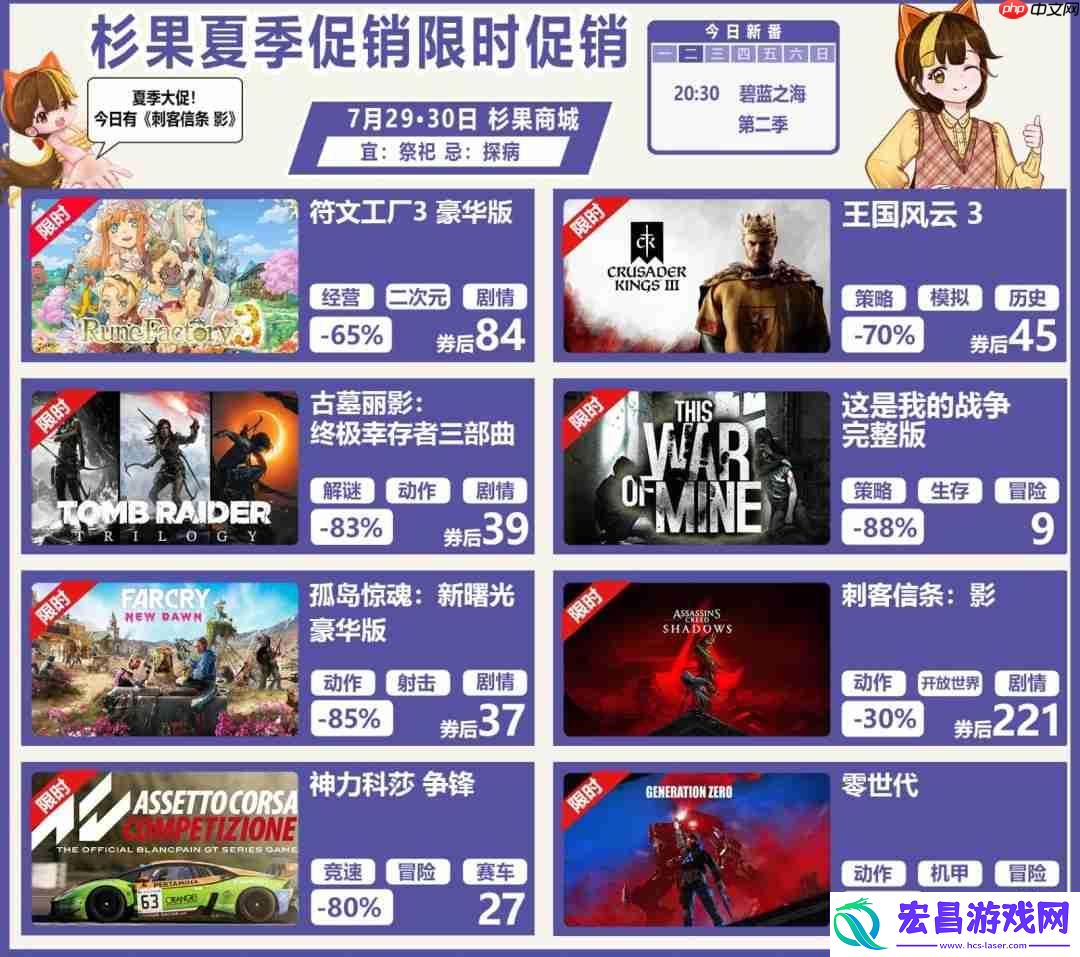 仅6.9元！13万评价91%好评Steam肉鸽神作秒杀中