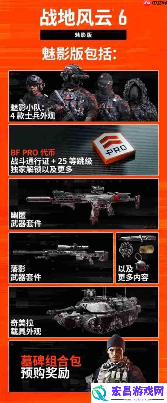 战地6上架Steam商店-预购奖励超丰富!