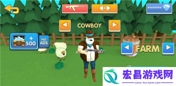 两个家伙和僵尸3D内置修改器