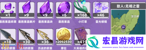 菲谢尔材料一览