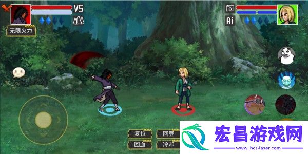像素火影红面具版