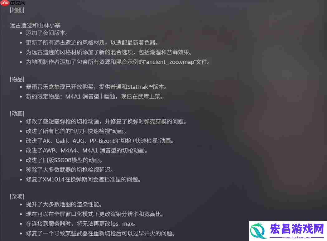 cs28月15日进行小型更新