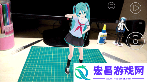 MikuMikuAR截图