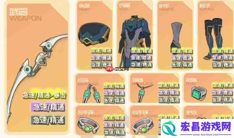 各职业武器搭配攻略