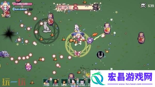 魔法肉鸽弹幕射击游戏小女巫幸存者现已正式发售