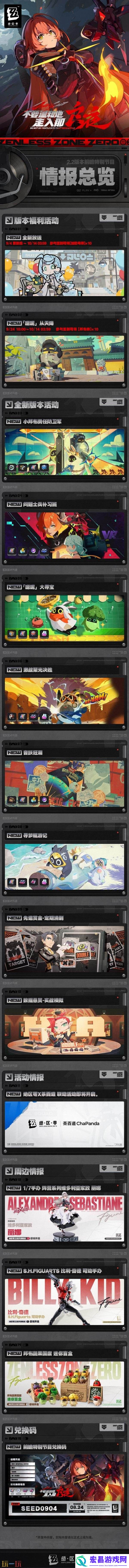 绝区零2.2版本「不要温和地走入那良夜」将于9月4日发布