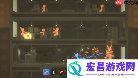 脚踢上司！物理乱斗新作打工火柴人现已狂暴上线Steam