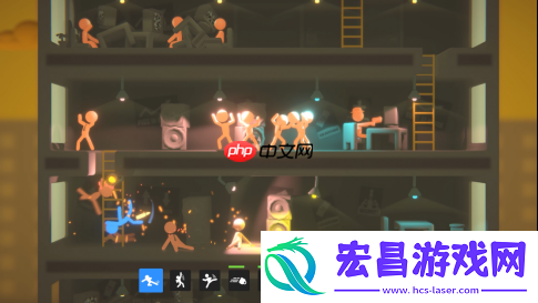 脚踢上司！物理乱斗新作打工火柴人现已狂暴上线Steam