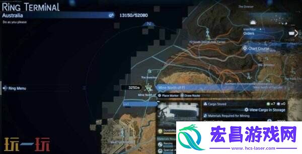 全矿场位置及材料一览