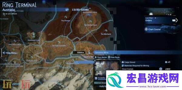 全矿场位置及材料一览