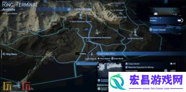 全矿场位置及材料一览