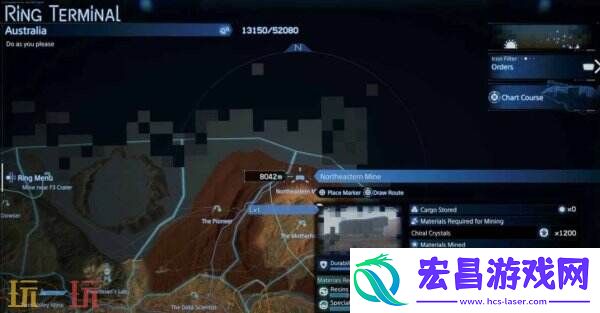 全矿场位置及材料一览