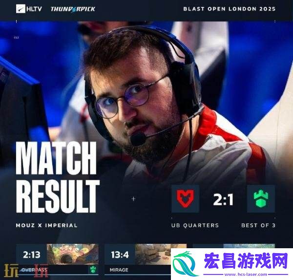 BLAST伦敦公开赛次日赛果！Spirit晋级胜者组